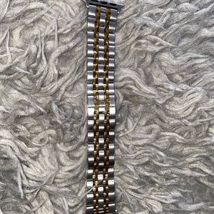 Gold and Silver Tone Apple Watch band